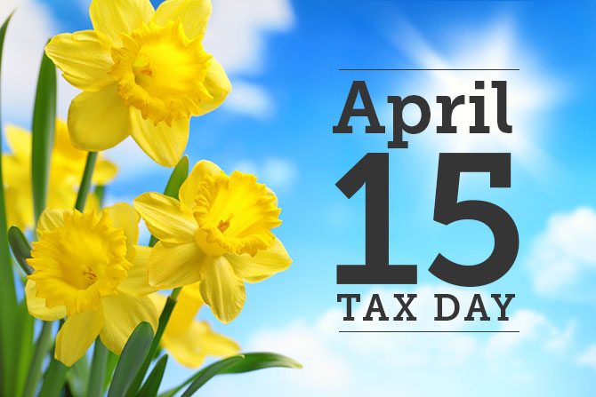 Tax Day, April 15