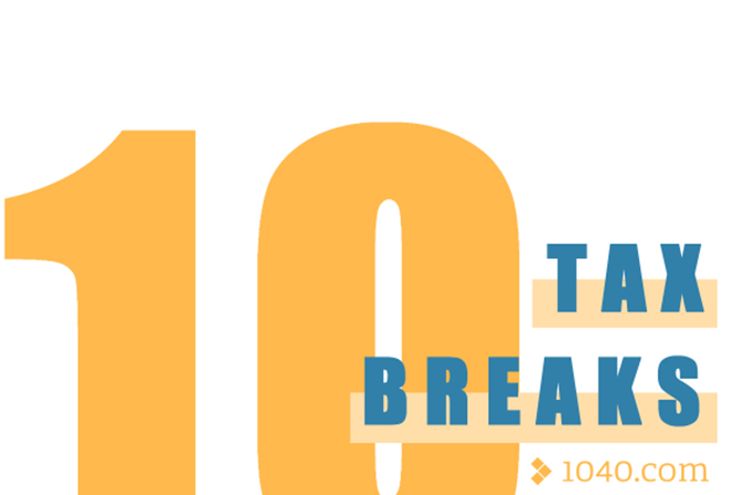 Top 10 tax breaks, brought to you by 1040.com