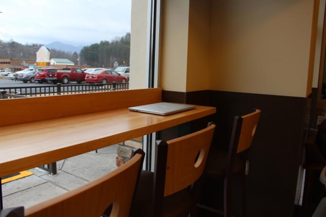 A laptop ready for filing taxes at a café