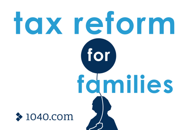 Tax reform for families graphic