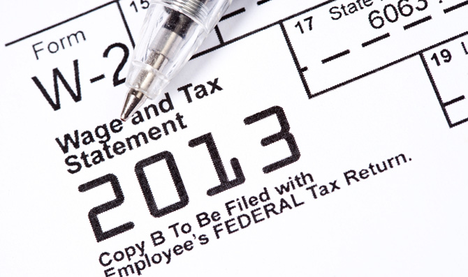 taxpayer's W-2