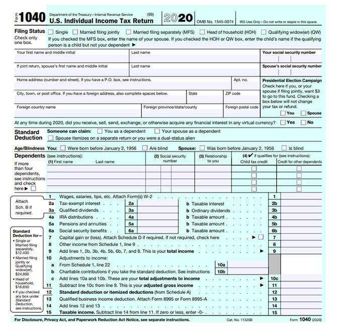 Form 1040